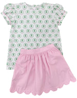 James & Lottie - Oh Christmas Tree Avery Skirt Set