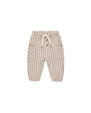 Quincy Mae - Holiday Check Luca Pants