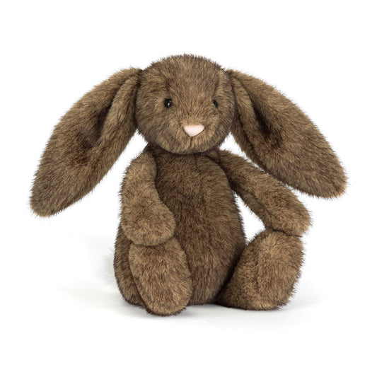 Soft Jellycat Hoppleston Luxe Bunny Original plush toy with floppy ears and cuddly appearance, perfect for children.