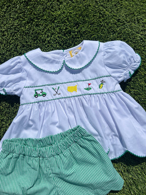 Hibiscus & Honey - Par-Tee Woven Girls Short Set