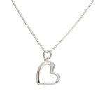 Cherished Moments - Sterling Silver Sassy Heart Necklace