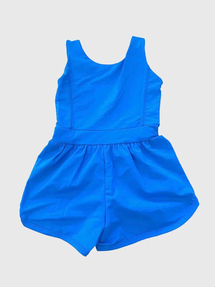 James & Lottie - Turquoise Athleisure Romper BE