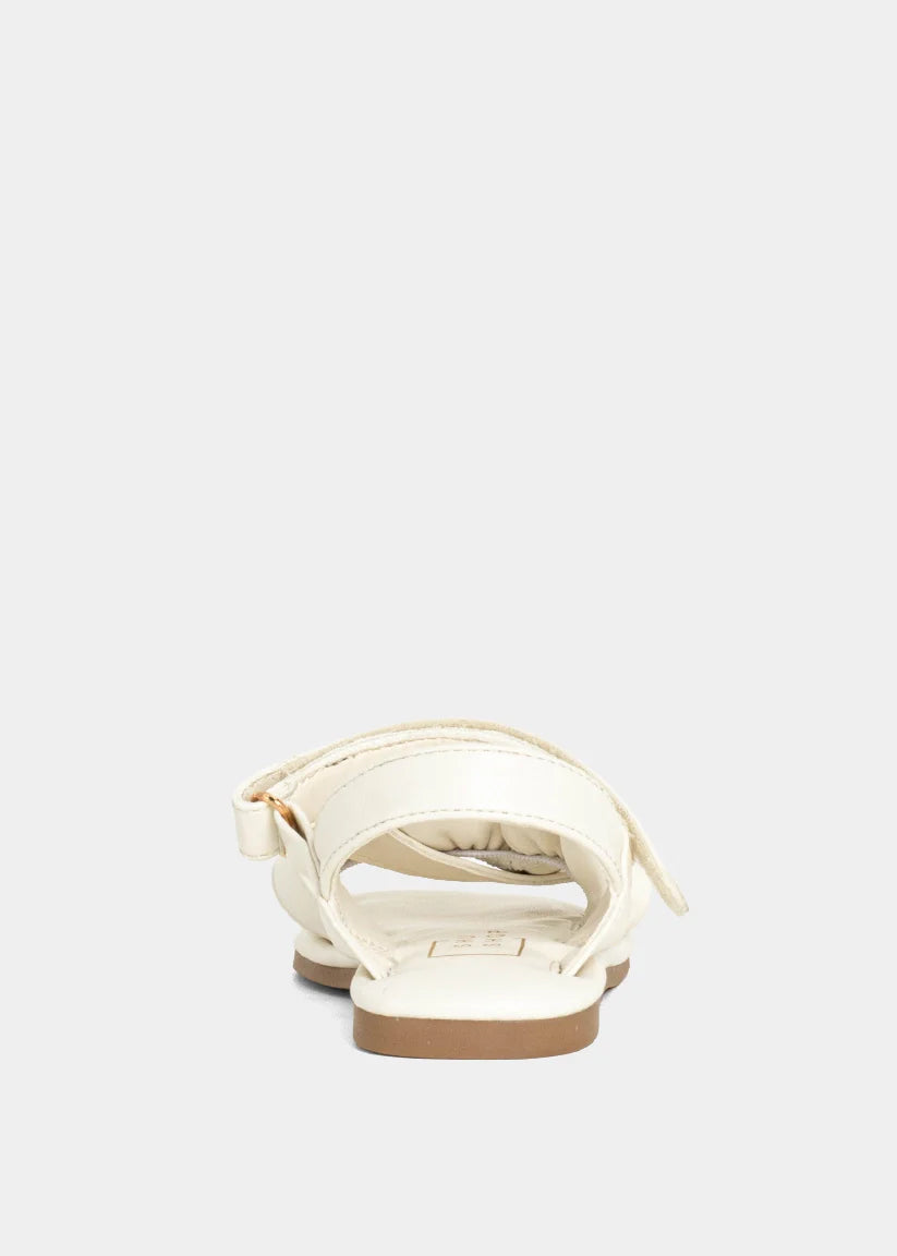Shushop Bone Blossom Mini toy in tan color with a textured bone design, perfect for small pets or decorative use.