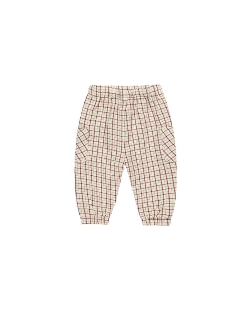 Quincy Mae - Holiday Check Luca Pants