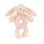 Jellycat - Bashful Bunny Ring Rattle Blush