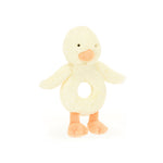 Jellycat - Bashful Duckling Ring Rattle