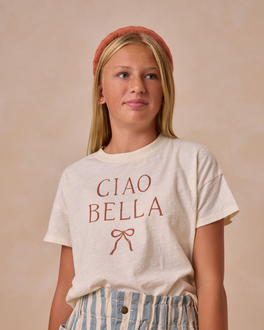 Rylee & Cru - Teen Ciao Bella Boxy Tee
