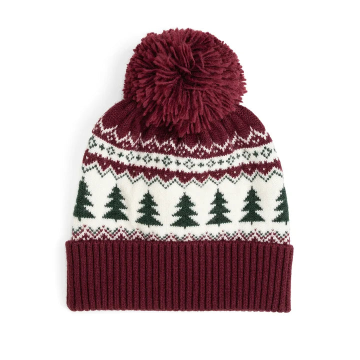 Christmas Tree Fair Isle Beanie