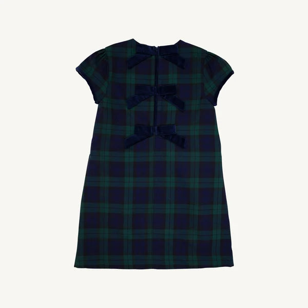 Berwick Black Watch/Nantucket Navy Betts Bow Dress