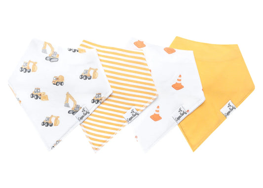 Dozer Baby Bandana Bibs