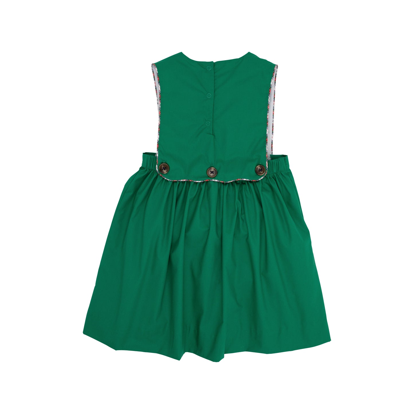 The Beaufort Bonnet Company  -Brady Button In Dress Kiawah Kelly Green Merritt Park Plaid