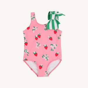 The Beaufort Bonnet Company - Brookhaven Bow Bathing Suit Bow and Berry