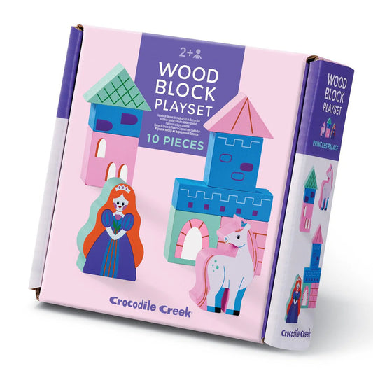 Princess Palace Build & Play Mini Wood Blocks