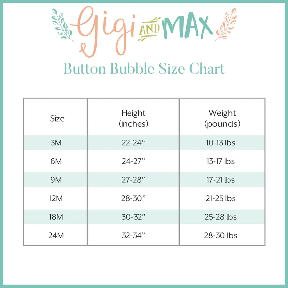 Gigi & Max - Boston Tie Dye Button Bubble