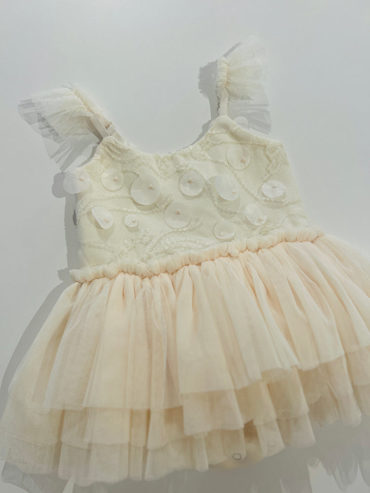 
            
                Load image into Gallery viewer, Noralee - Ivory Isla Tutu Bodysuit
            
        