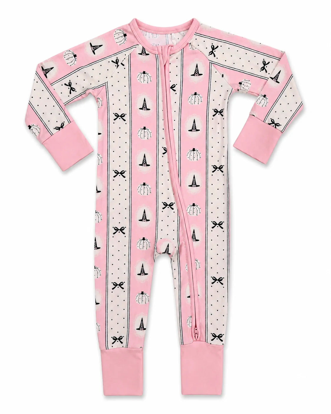 Pretty Little Pumpkin Zipper Romper