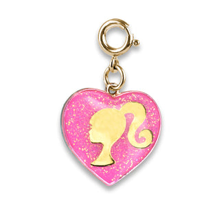 Charm it! - Gold Barbie Girl Heart Charm