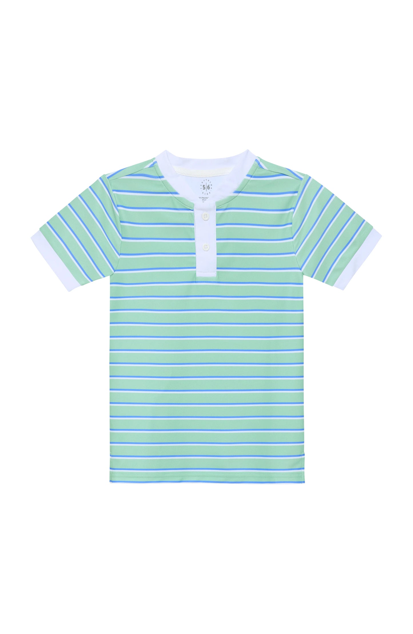 Palm Green Baseline Stripe Blade Shirt