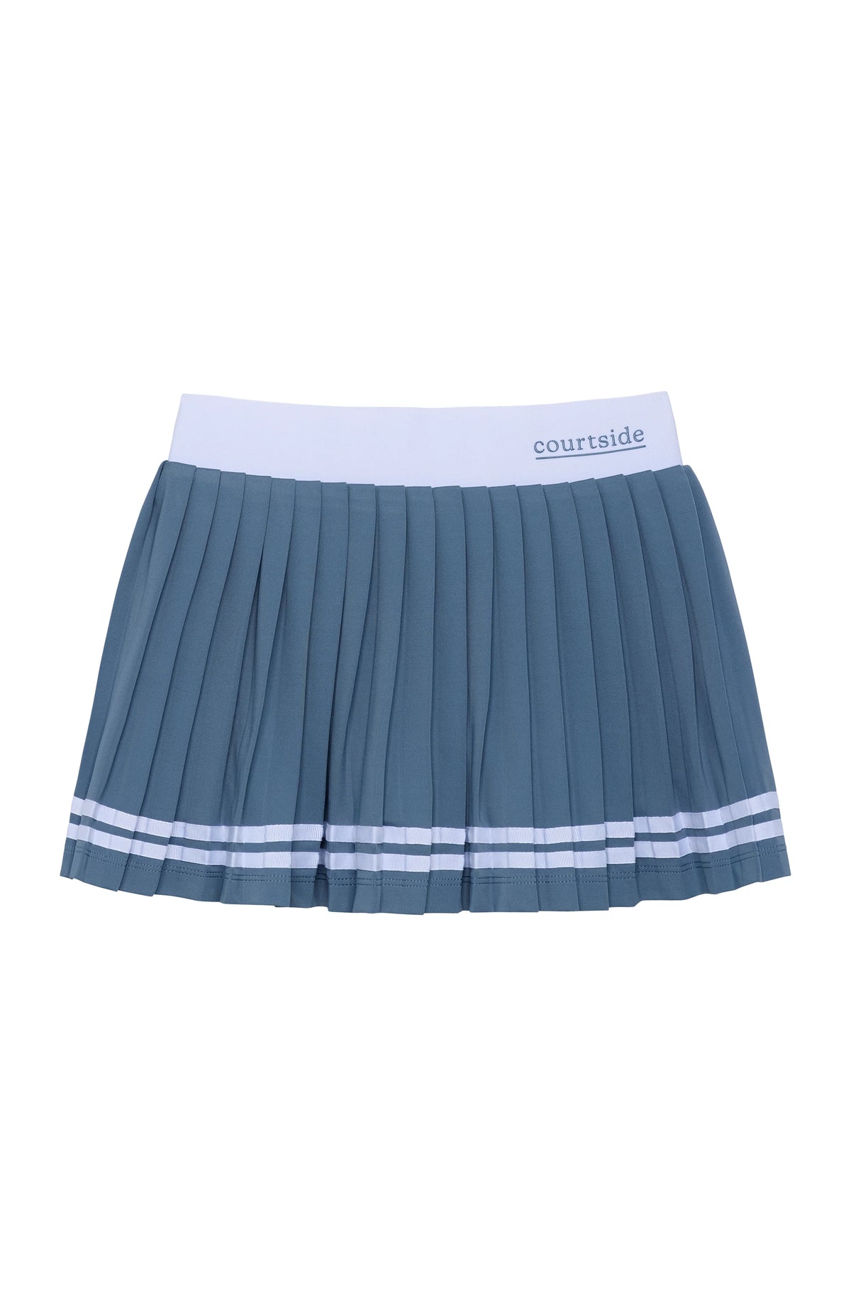Slate Pleated Skort