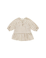 Quincy Mae - Cinnamon Plaid Lany Dress