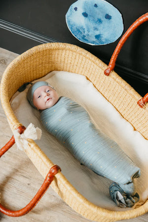 Copper Pearl - Knit Swaddle - Starlight