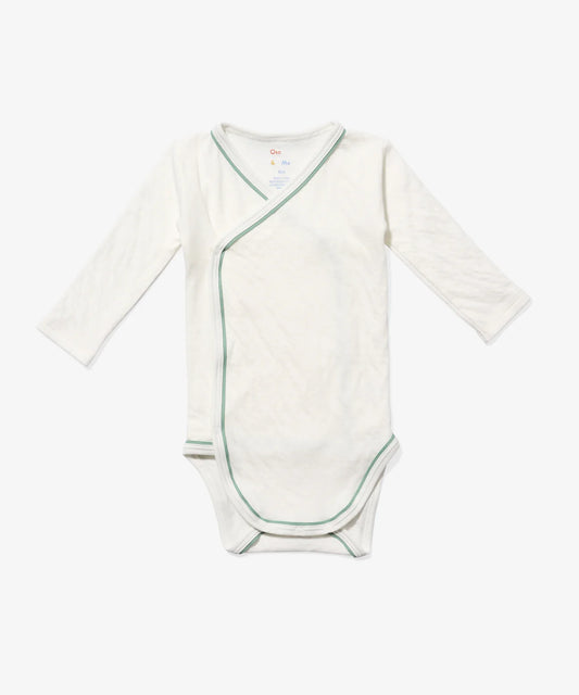 Seafoam Piping Crossbody One-piece