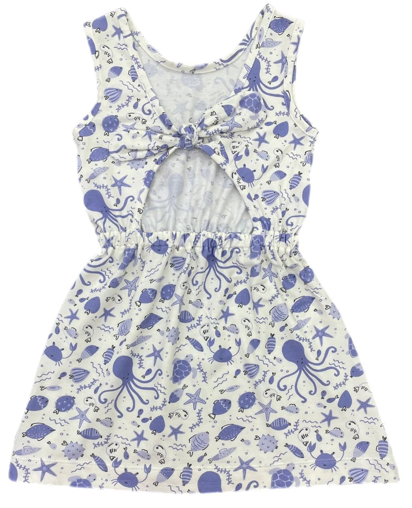 
            
                Load image into Gallery viewer, James &amp;amp; Lottie - Under the Sea Kristin Knot Dress
            
        