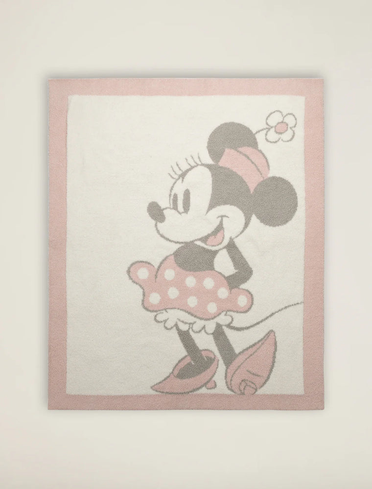 Barefoot Dreams - CozyChic Vintage Disney Minnie Mouse Baby Blanket