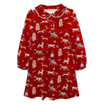 Baby Club Chic - Christmas Puppy Toddler Dress