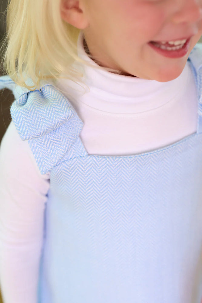 The Beaufort Bonnet Company - Jillian Jumper Set Beale Street Blue Herringbone