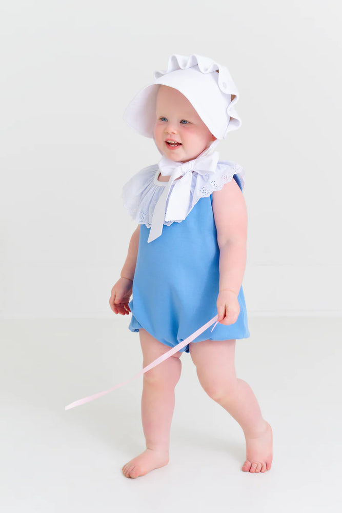 
            
                Load image into Gallery viewer, The Beaufort Bonnet Company - Begley Bubble - Barbados Blue/Worth Avenue White
            
        