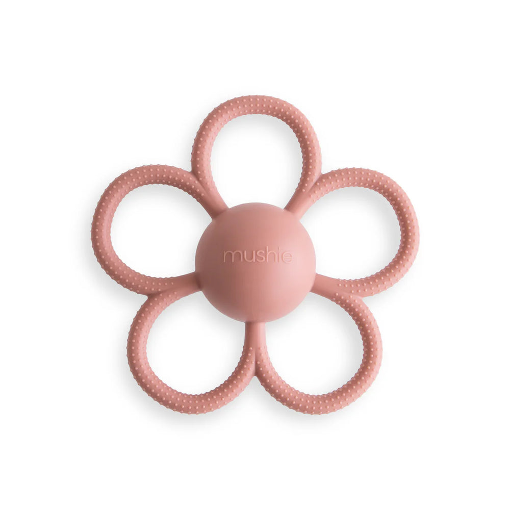 mushie - Daisy Rattle Teether