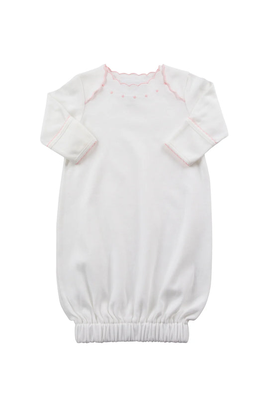 Pink Dotson Sack Gown