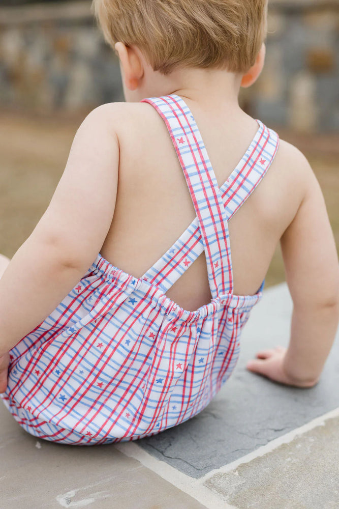 
            
                Load image into Gallery viewer, James &amp;amp; Lottie - Patriotic Knit Louie Bubble
            
        