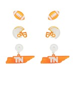 TN Football Earring Set