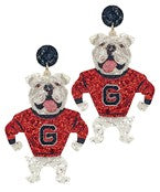 GA Bulldog Earring