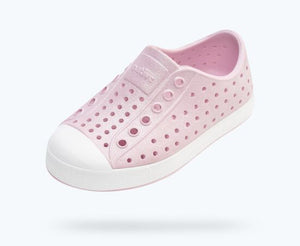 Native Kids - Jefferson Bio-Bling Kids Barely Pink Bling/Shell White