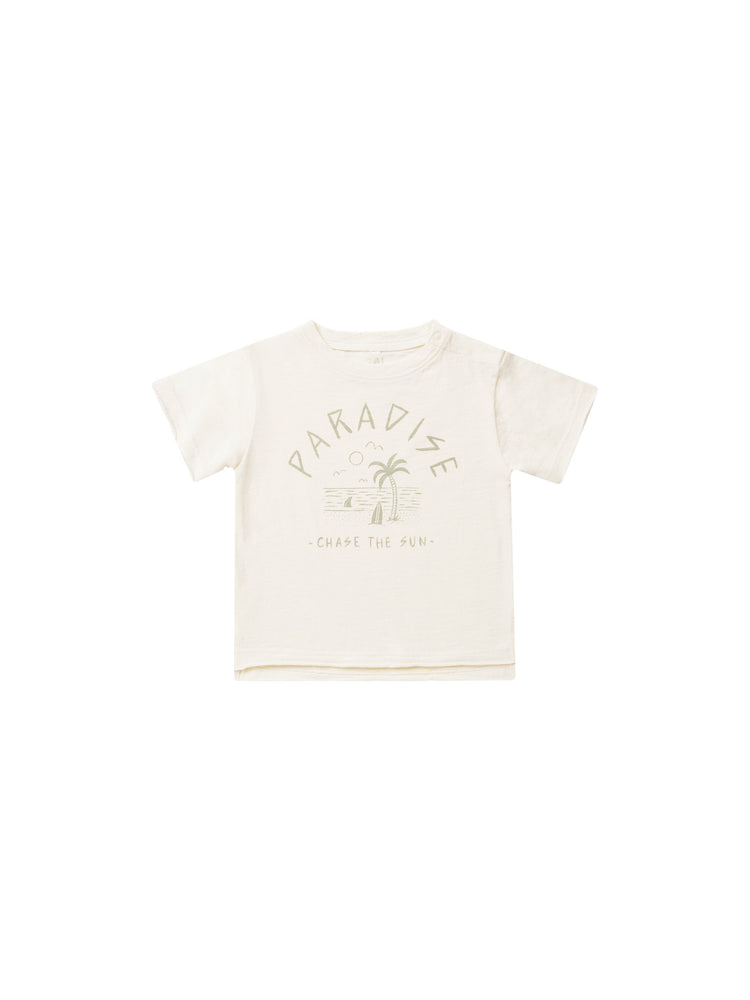 Rylee & Cru - Paradise Raw Edge Tee