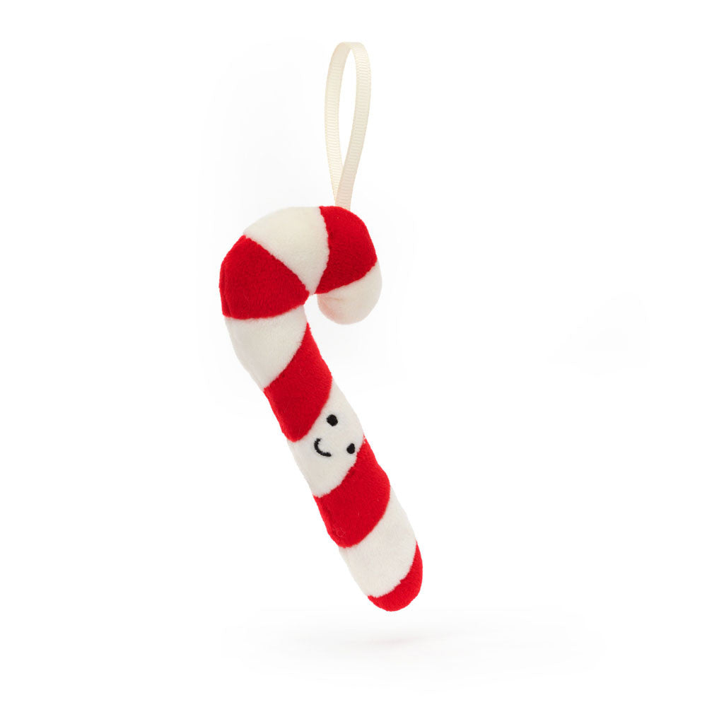 Jellycat - Festive Folly Candy Cane Ornament