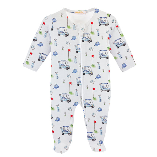 Baby Club Chic - Golf Club Zip Footie