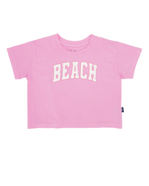 Feather 4 Arrow - Prism Pink Beach Crop Tee