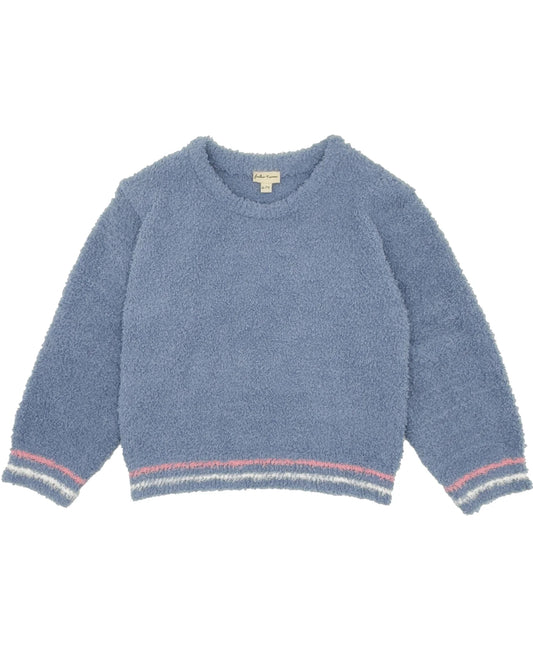 Dusty Blue Dreamer Knit Top