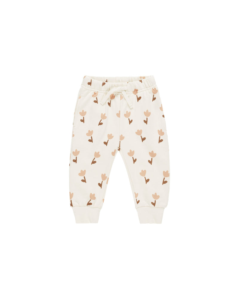 Quincy Mae - Tulips Relaxed Fleece Sweatpant