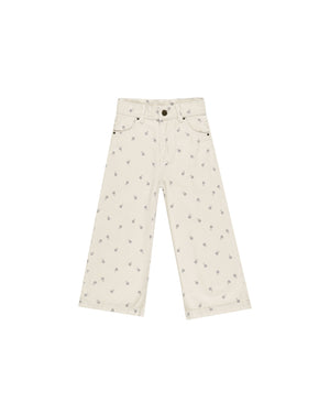 Rylee & Cru - Blue Daisy Straight Leg Pant