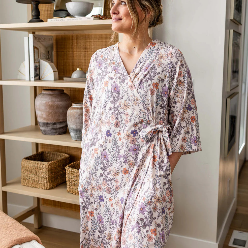 Copper Pearl - Floral Women's Everyday Robe