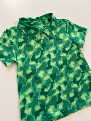 Meripex - Green Camo Golf Polo