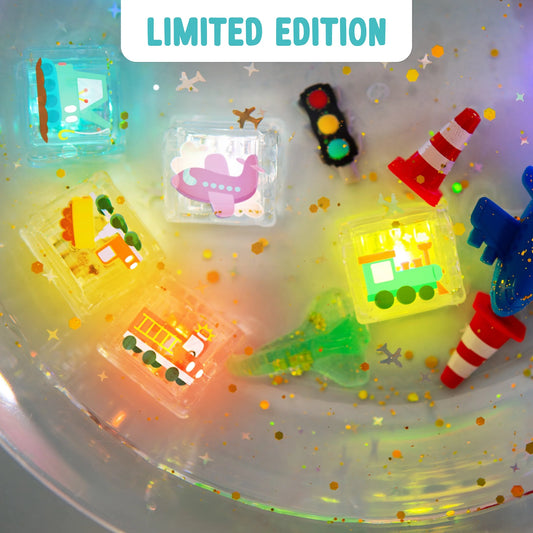Glo Pals - Awesome Autos Light-Up Cubes 6-Pack