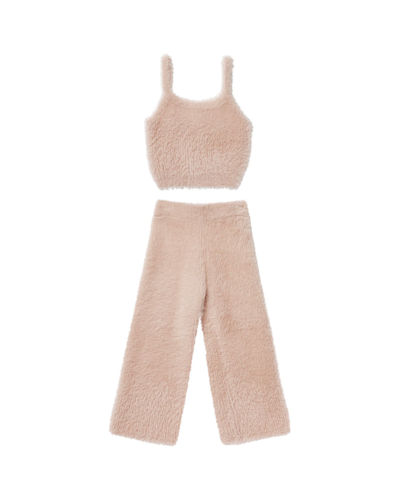 Rylee & Cru - Blush Fuzzy Knit Set