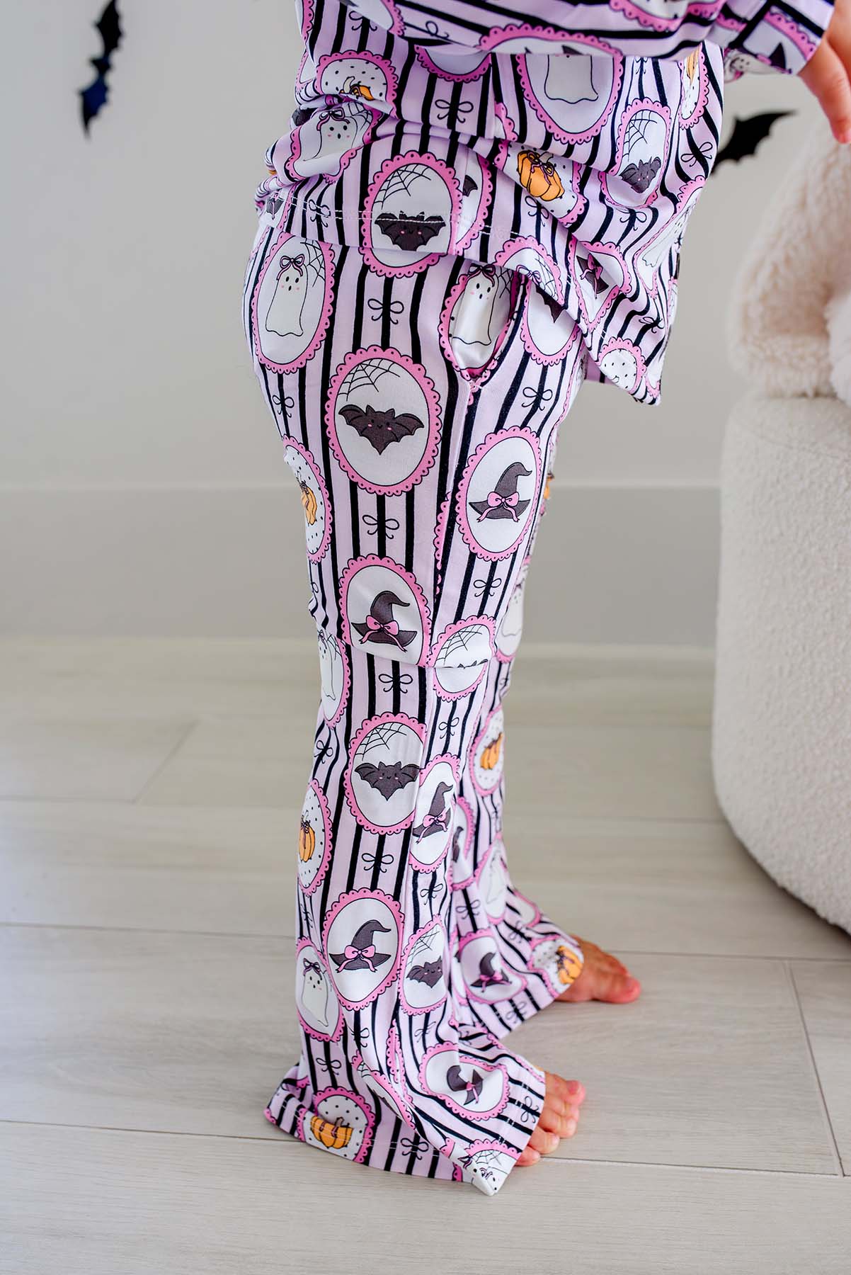 Galloween Girl's Halloween Two Piece Flare Loungeset