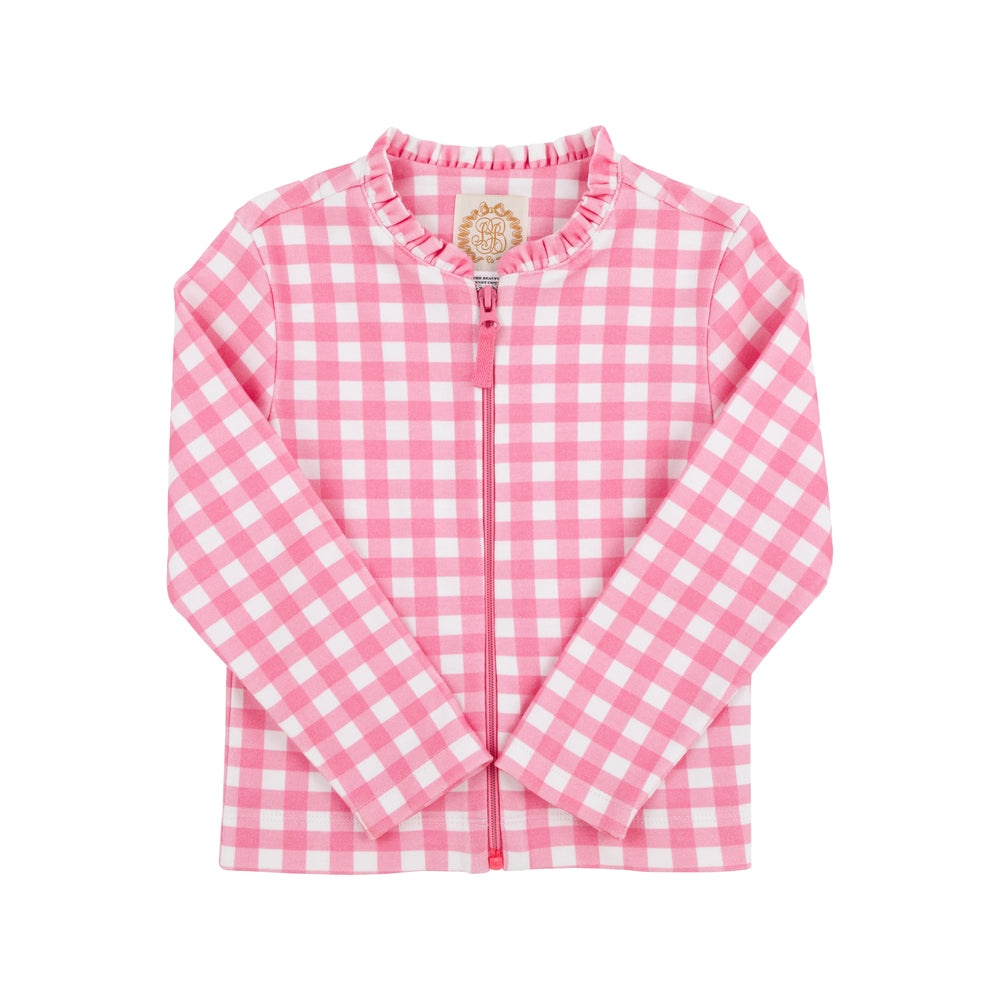 The Beaufort Bonnet Company - Hamptons Hot Pink Gingham Georganna Jacket